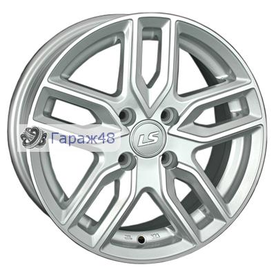 LS 735 R15 / 6.5J PCD 4x100 ET 40 ЦО 73.1 Литые Серебристый полированный
